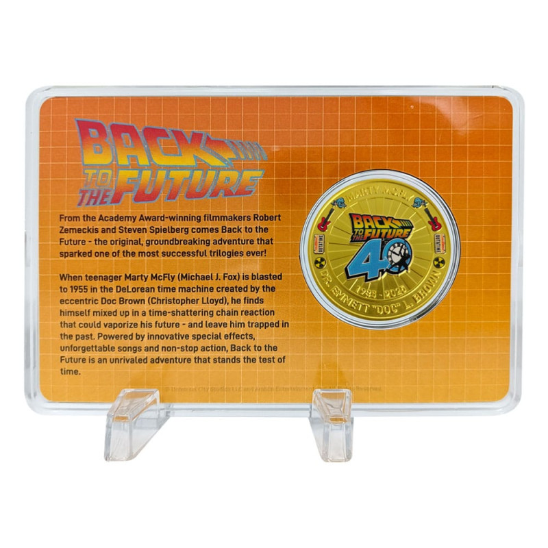 Back To The Future Collectable Coin 40th Anniversary Limited Edition 1