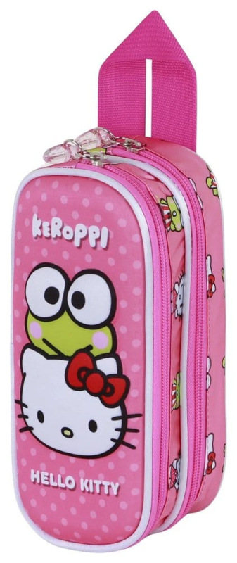 Sanrio 3D Double Pencil case Hello Kitty Funny Pink