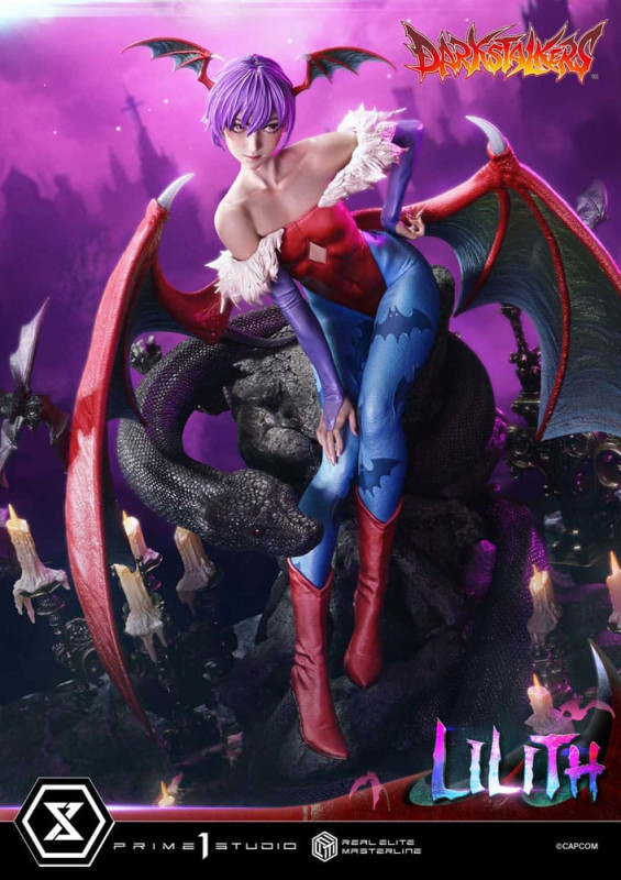 Darkstalkers Real Elite Masterline Series Statue 1/4 Lilith Bonus Version 52 cm 9