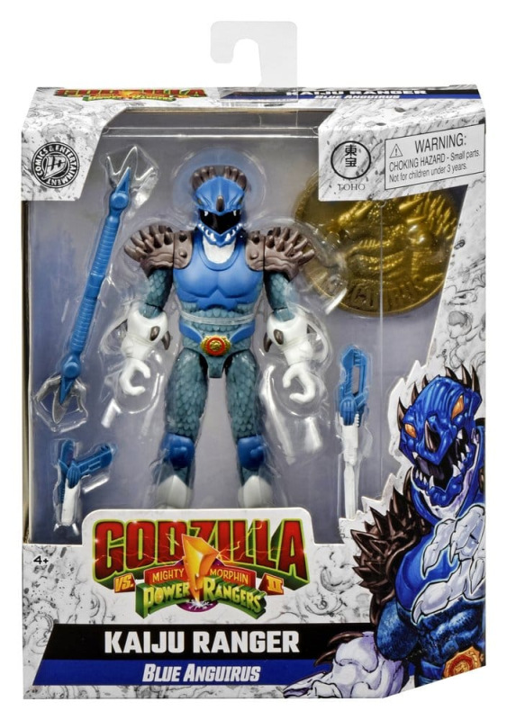 Mighty Morphin Power Rangers x Godzilla Action Figure Blue Anguirus 1