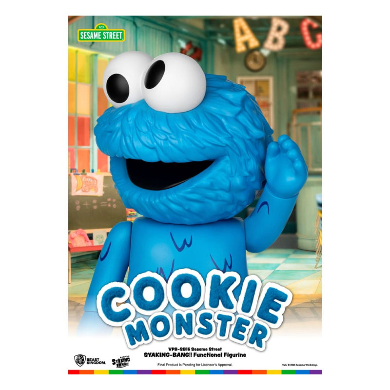 Sesame Street Syaking Bang Series PVC coin bank Cookie Monster 47 cm 2