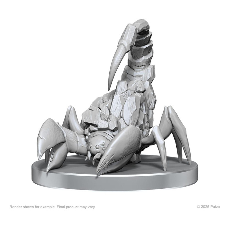 Pathfinder Deep Cuts Unpainted Miniatures Cave Scorpion & Hunting Spider 1