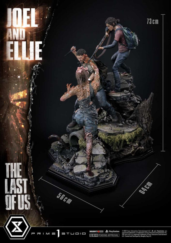 The Last of Us Part I Ultimate Premium Masterline Series Statue 1/4 Joel & Ellie (The Last of Us Par 3