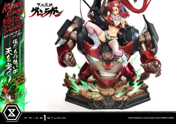 Gurren Lagann Ultimate Premium Masterline Series Statue 1/4 Kamina, Simon & Yoko with Lagann Deluxe