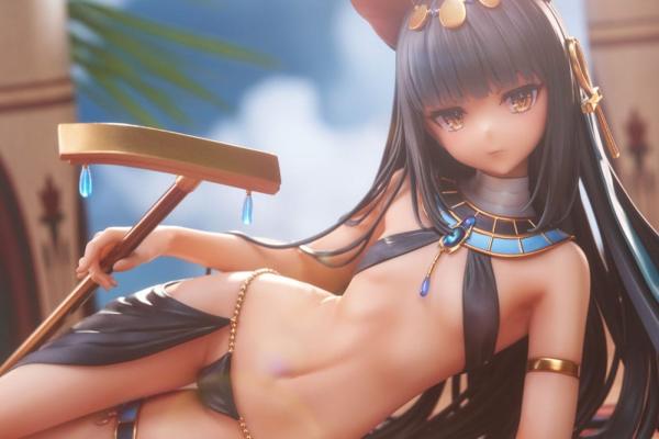 Original Illustration by Rurudo PVC 1/7 Short Break of Anubis 13 cm