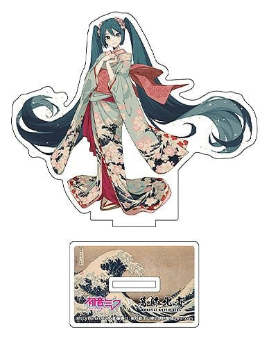 Hatsune Miku x Katsushika Hokusai iXima Die-Cut Acrylic Stand Assortment 10 cm 2