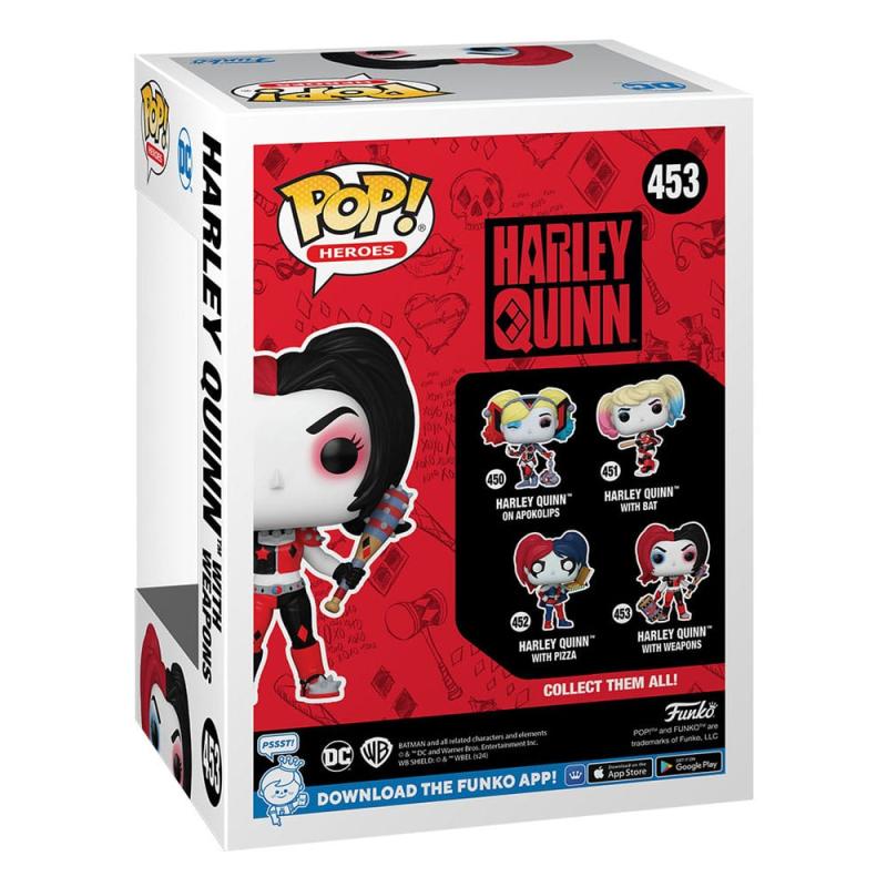 DC Comics: Harley Quinn Takeover POP! Heroes Vinyl Figure Harley with Weapons 9 cm