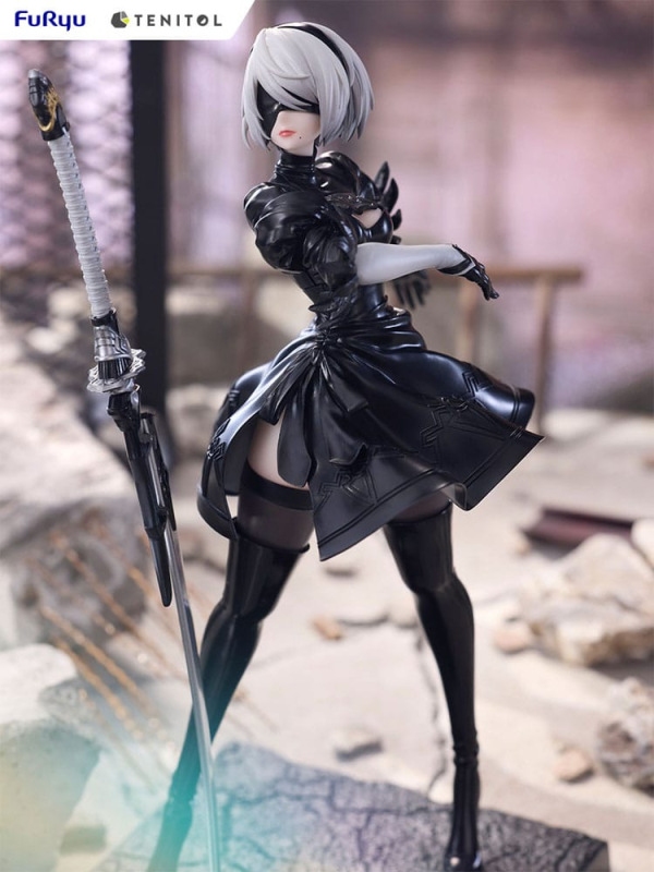 NieR:Automata Tenitol PVC Statue 2B Ver1.1a 22 cm 7