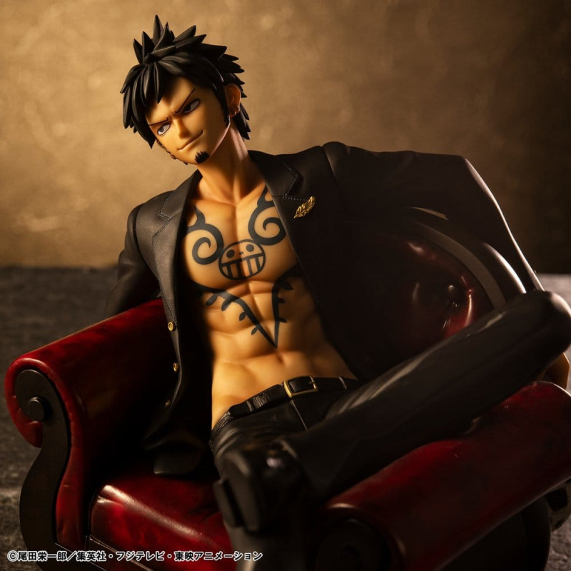 One Piece Portrait.Of.Pirates "S.O.C" PVC Figure Trafalgar Law Ver.R 5