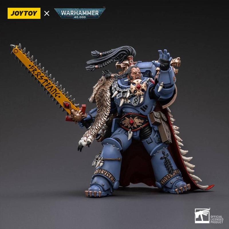 Warhammer 40k Action Figure 1/18 Space Wolves Ragnar Blackmane 13 cm 12