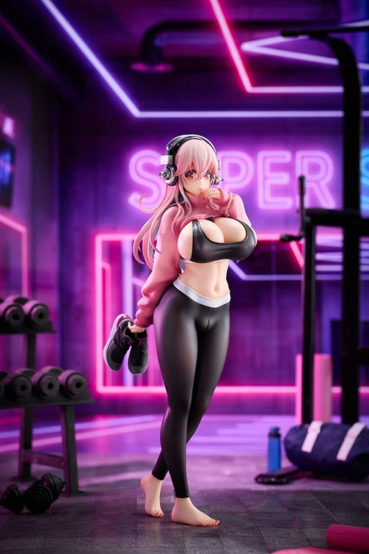 Super Sonico PVC Figure 1/6 Exercise Ver. 27 cm 2