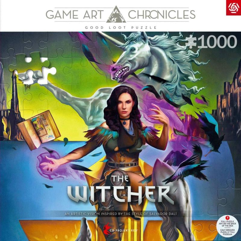 The Witcher III: Wild Hunt Game Art Chronicles Puzzle Yennefer inspired by Salvador Dali (1000 piece 1