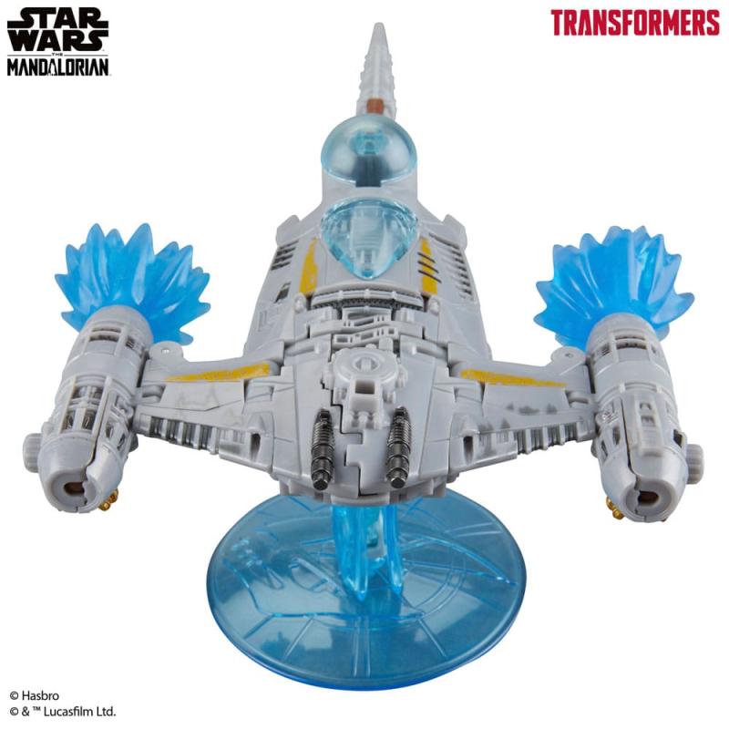 Star Wars x Transformers Actionfigur The Mandalorian / N-1 Starfighter 19 cm