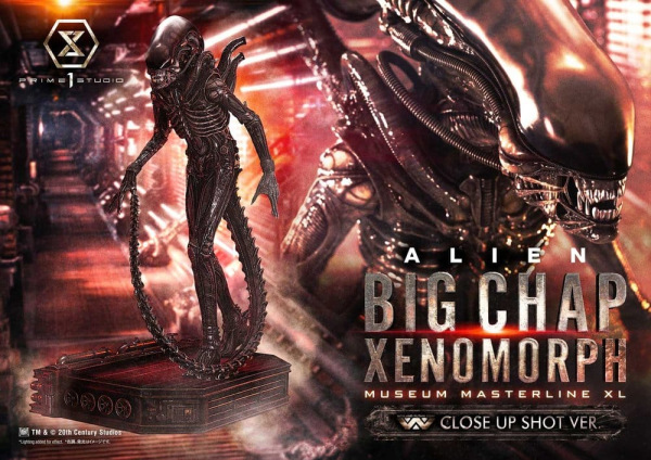 Alien (Film) Museum Masterline XL Statue 1/3 Big Chap Xenomorph Close Up Shot Ver. 100 cm 1