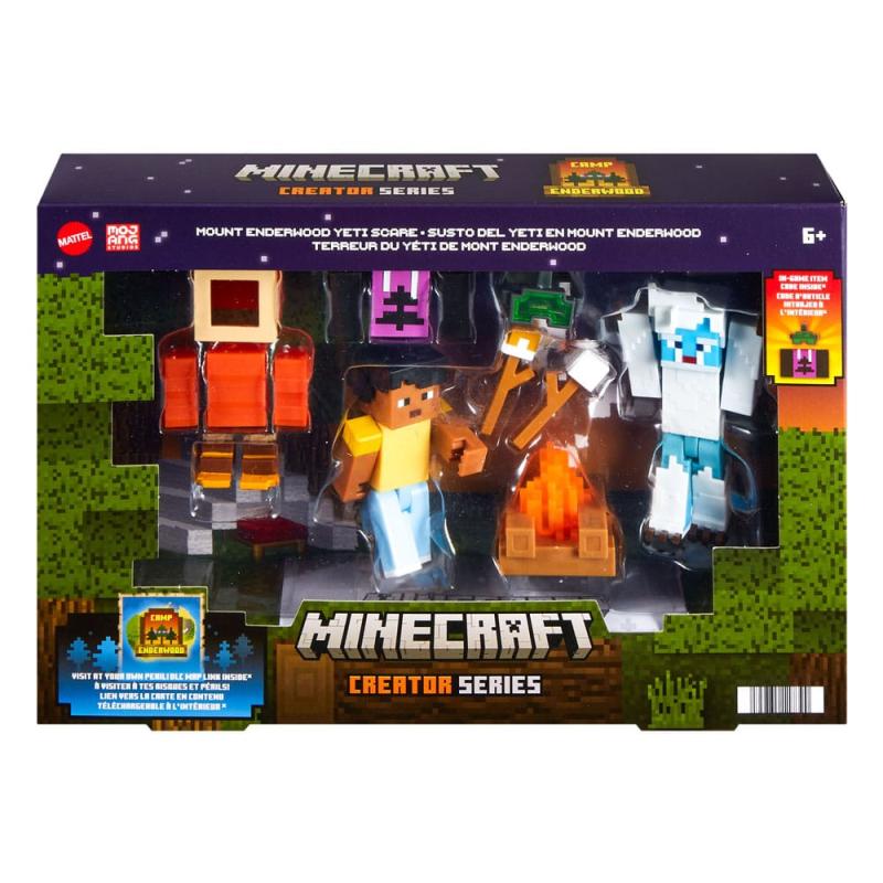 Minecraft Creator Series Action Figure Expansion Pack Mount Enderwood Yeti Scare 8 cm