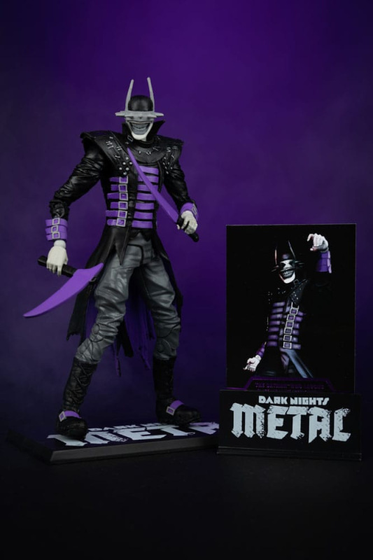 DC Multiverse Action Figure The Batman Who Laughs (B&W with accent) (Gold Label) 18 cm 10