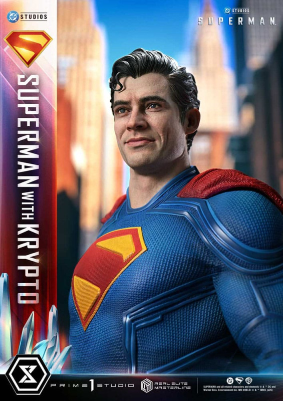 Superman (2025) Real Elite Masterline Series Statue 1/3 Superman with Krypto Bonus Version 95 cm 11