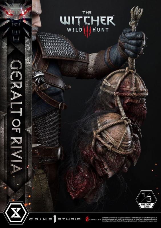 Witcher 3 Wild Hunt: Geralt von Riva - Statue 1/3 - Prime 1 Studio