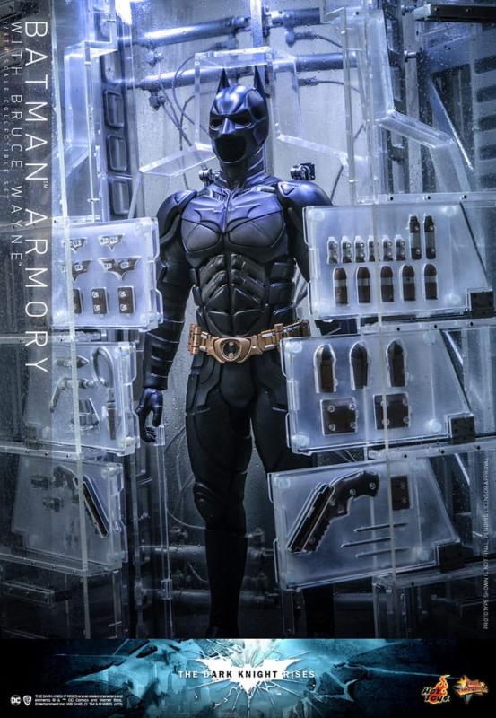 The Dark Knight Rises Movie Masterpiece Action Figures & Diorama 1/6 Batman Armory with Bruce Wa 7