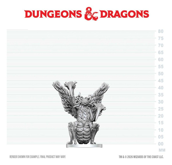 Dungeons & Dragons Nolzur's Marvelous Miniatures Unpainted Miniature Mi-Go 14 cm 2
