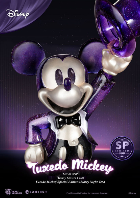 Mickey Mouse Master Craft Statue 1/4 Tuxedo Mickey Special Edition Starry Night Ver. 47 cm 4