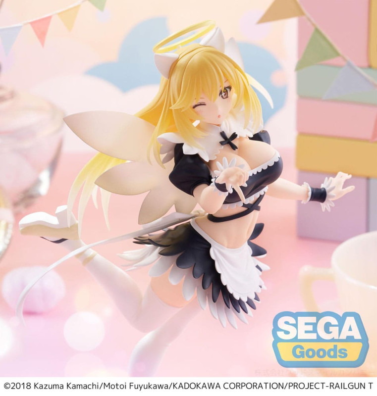 A Certain Scientific Railgun T Luminasta PVC Statue Misaki Shokuhou Fallen Angel Maid 20 cm 2