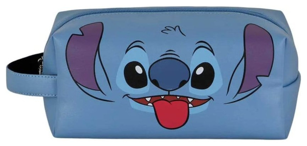 Lilo & Stitch Plus Brick Travel Toiletry Bag Tongue Blue 3