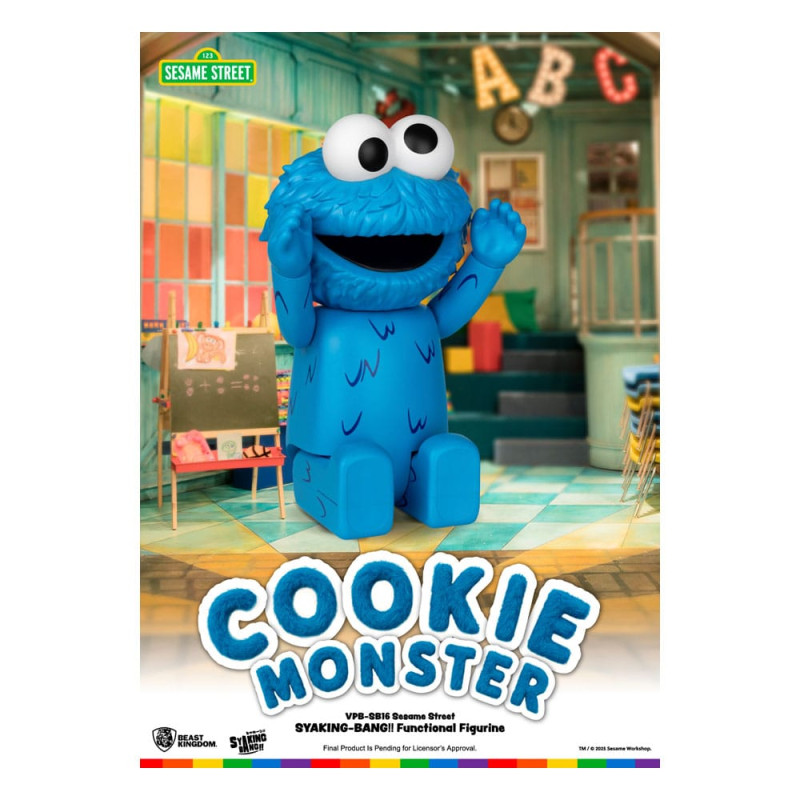Sesame Street Syaking Bang Series PVC coin bank Cookie Monster 47 cm 1