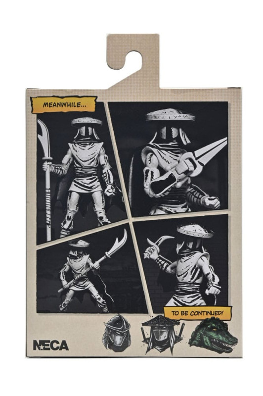 Teenage Mutant Ninja Turtles Action Figure Elite Foot Ninja Guard Black & White 18 cm 1