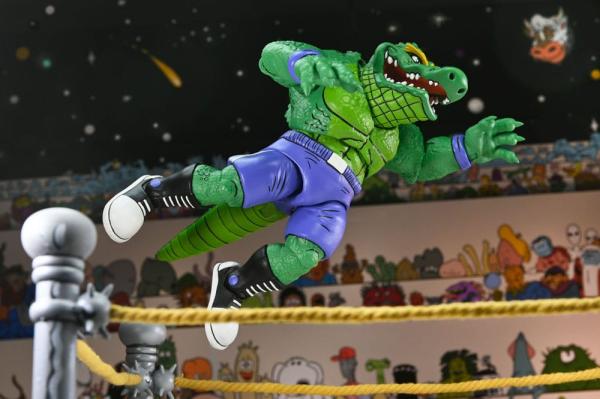 Teenage Mutant Ninja Turtles (Archie Comics) Action Figure Stump Wrestling Leatherhead 18 cm