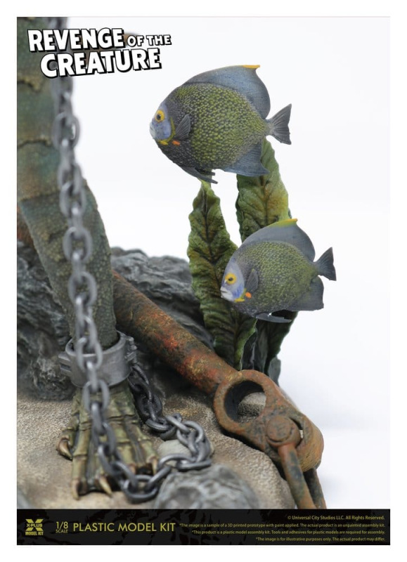 Revenge of the Creature Plastic Model Kit 1/8 Revenge of the Creature 28 cm (Reproduction) 5