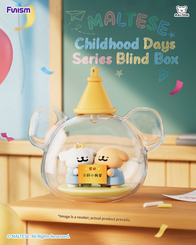 Maltese Childhood Days Series Mini Figure Blind Box Display (8) 1