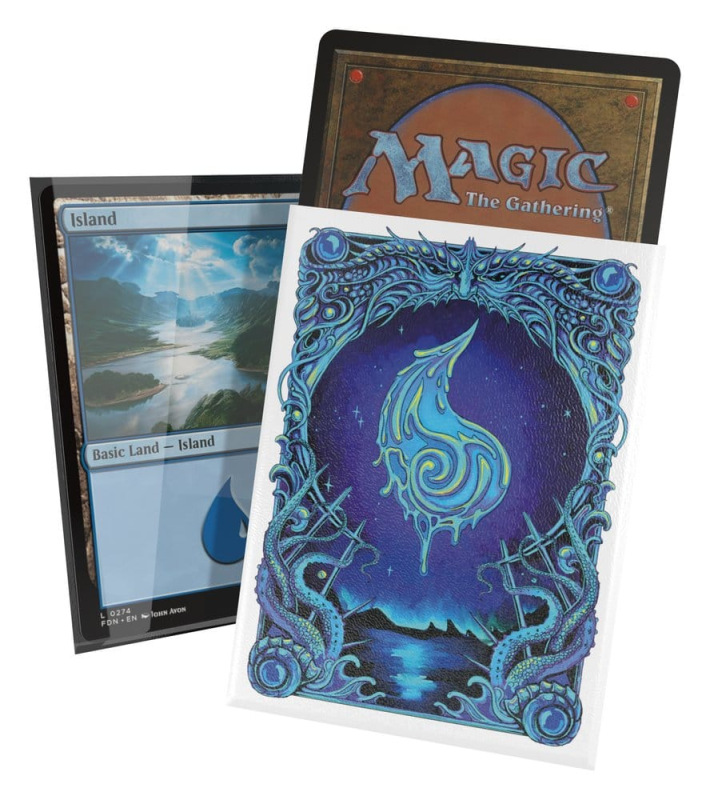 Ultimate Guard Art Sleeves Magic: The Gathering "Mana Token" - Island 5