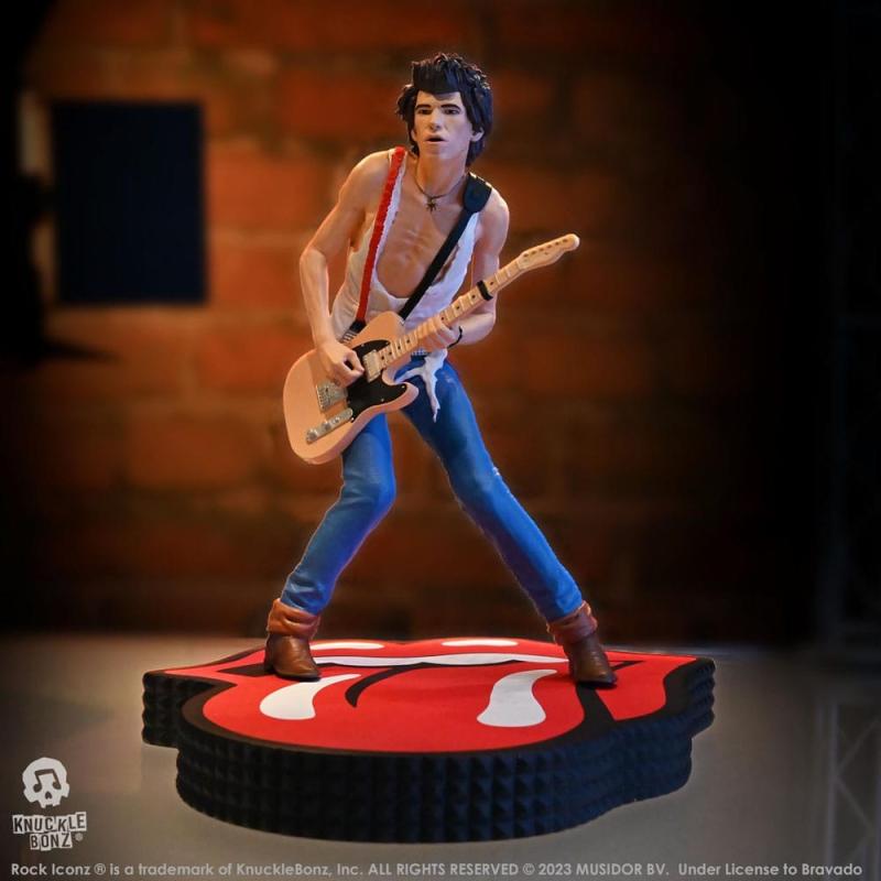 The Rolling Stones Rock Iconz Statue Keith Richards (Tattoo You Tour 1981) 22 cm