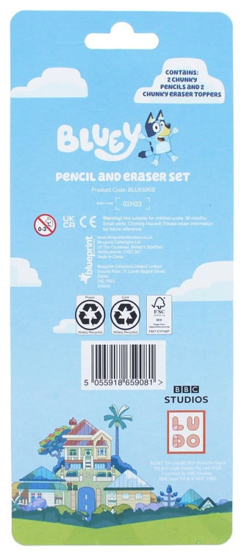 Bluey 4-Piece Stationery Set 5