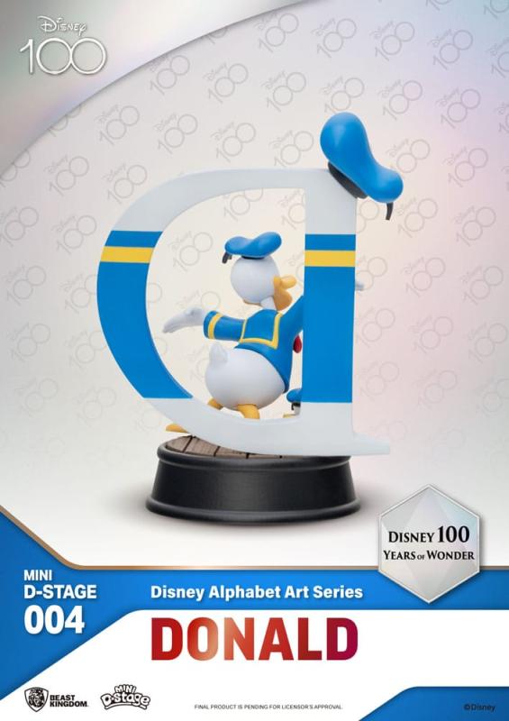 Disney Mini Diorama Stage Statues 6-pack 100 Years of Wonder-Disney Alphabet Art 10 cm