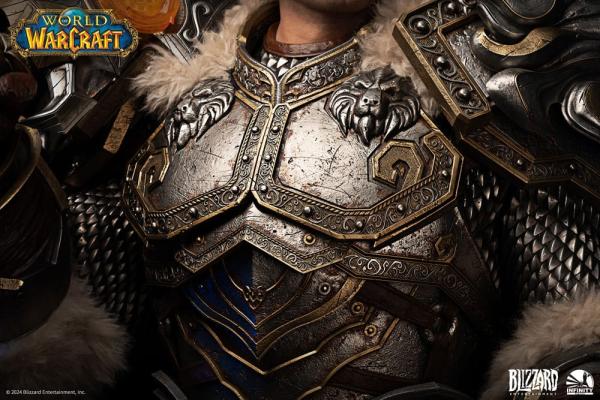 World of Warcraft Life Size Bust 1/1 Varian Wrynn 120 cm 6