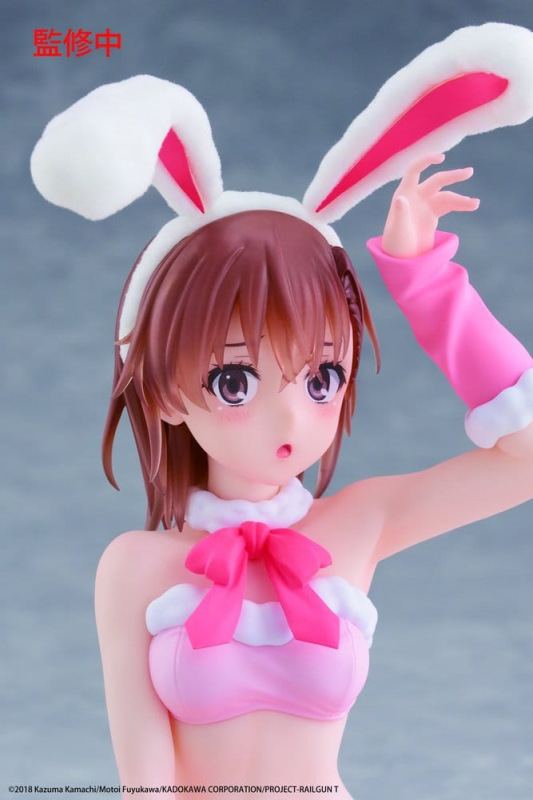 A Certain Scientific Railgun Moflock PVC Figure Mikoto Misaka (Fluffy Bunny Ver.) 13 cm 2