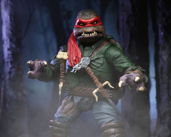 Universal Monsters/Teenage Mutant Ninja Turtles Action Figure Raphael as the Wolfman 18 cm 12