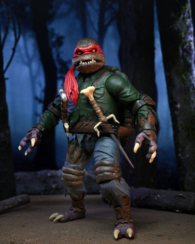 Universal Monsters/Teenage Mutant Ninja Turtles Action Figure Raphael as the Wolfman 18 cm 9