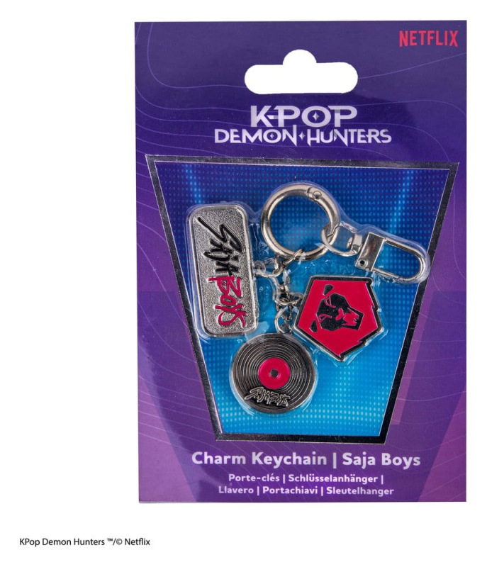 KPop Demon Hunters Charm Keychain Saja Boys 2