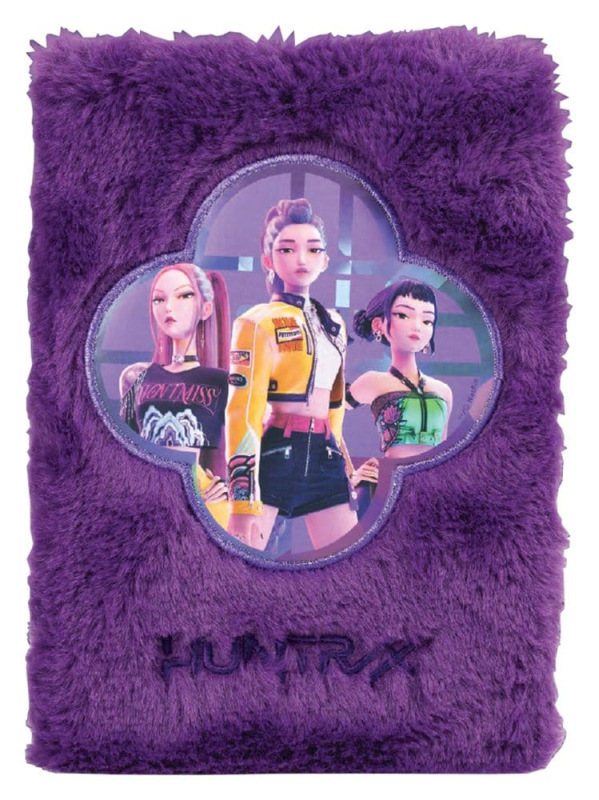 KPop Demon Hunters A5 Notebook Huntr/x Plush