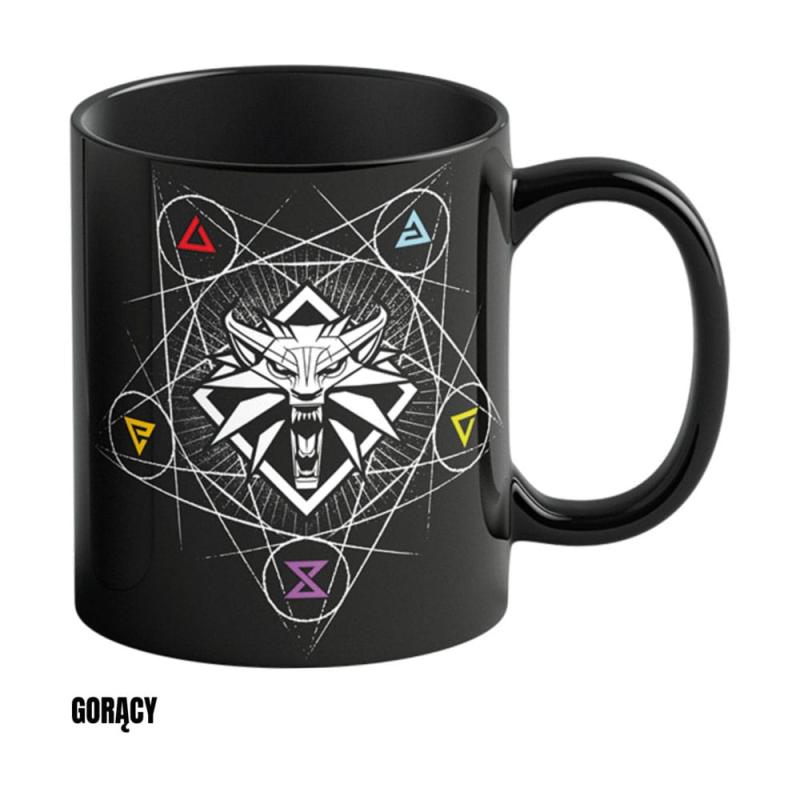 The Witcher III: Wild Hunt Heat Change Mug Witcher Signs 480 ml 1