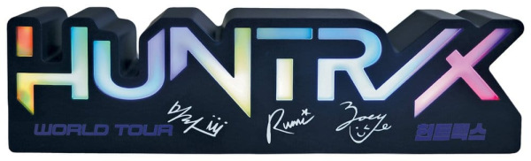KPop Demon Hunters Lamp Huntr/x Logo 5