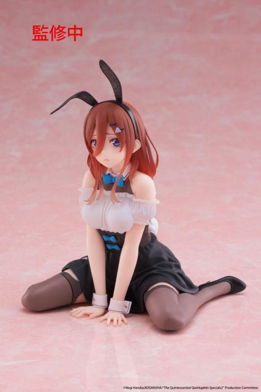 The Quintessential Quintuplets 3 PVC Statue Desktop Cute Figure Miku Nakano (Bunny Ver.) 13 cm 3