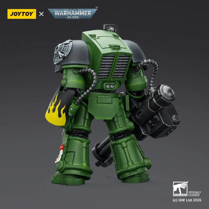 Warhammer 40,000 Action Figure Salamanders Terminator 3 with Power Fist and Assault Cannon 14 cm 3