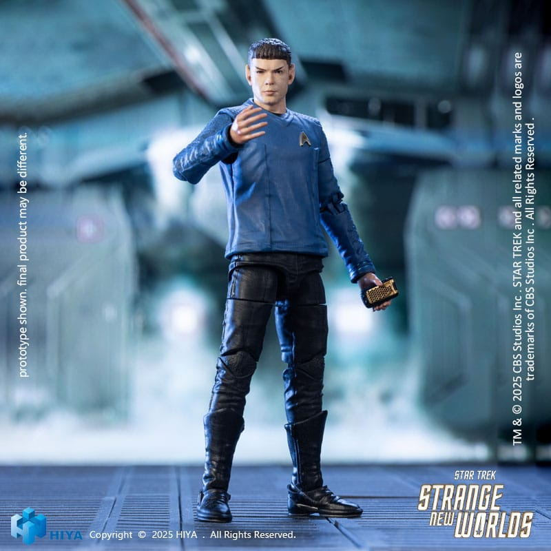Star Trek Strange New Worlds Exquisite Mini Series Actionfigur 1/18 Spock 11 cm 6