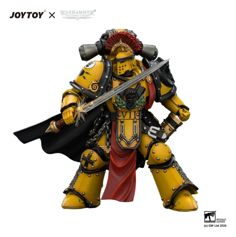 Warhammer Action Figure Imperial Fists Legion Praetor in Mk III Armour 13 cm 8