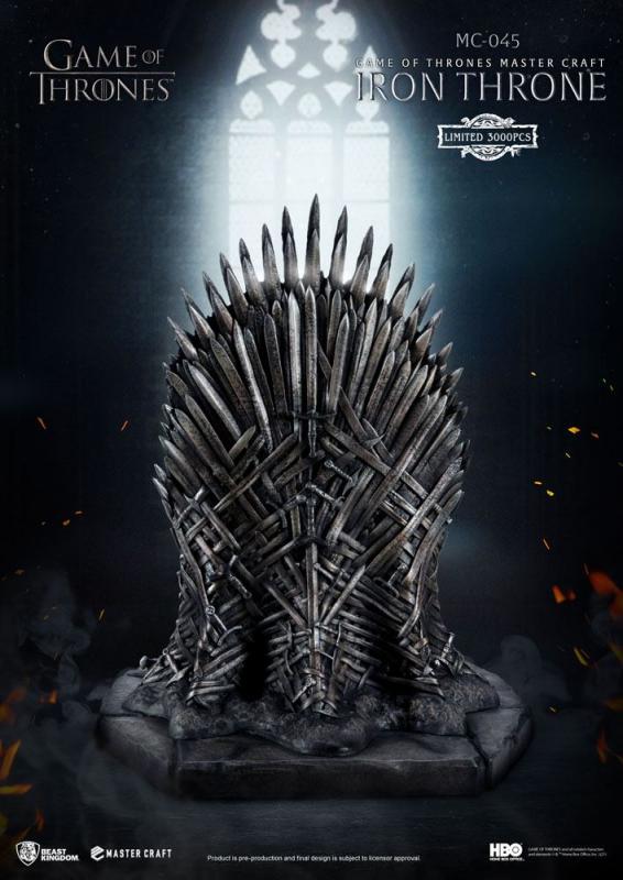 Game of Thrones: Iron Throne 41 cm Master Craft Statue - Beast Kingdom Toys