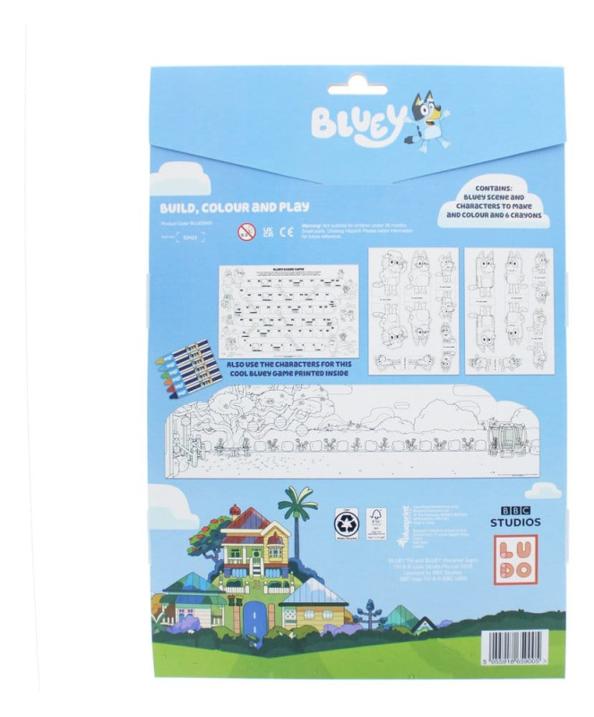 Bluey Colouring and Play World Set 2